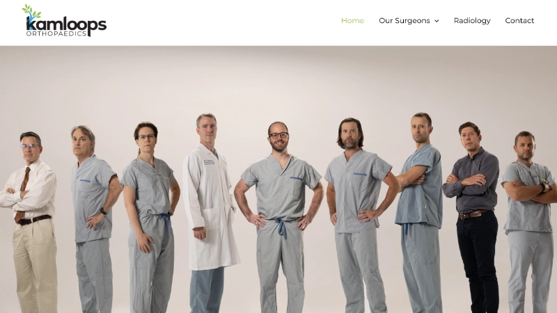 Kamloops Orthopedics website